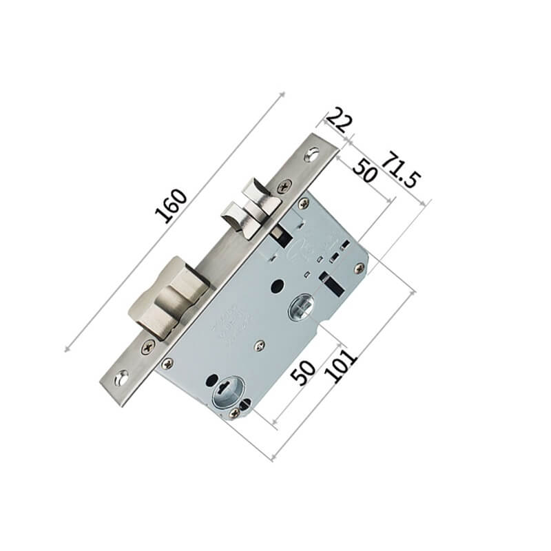 размери на врезна смарт брава