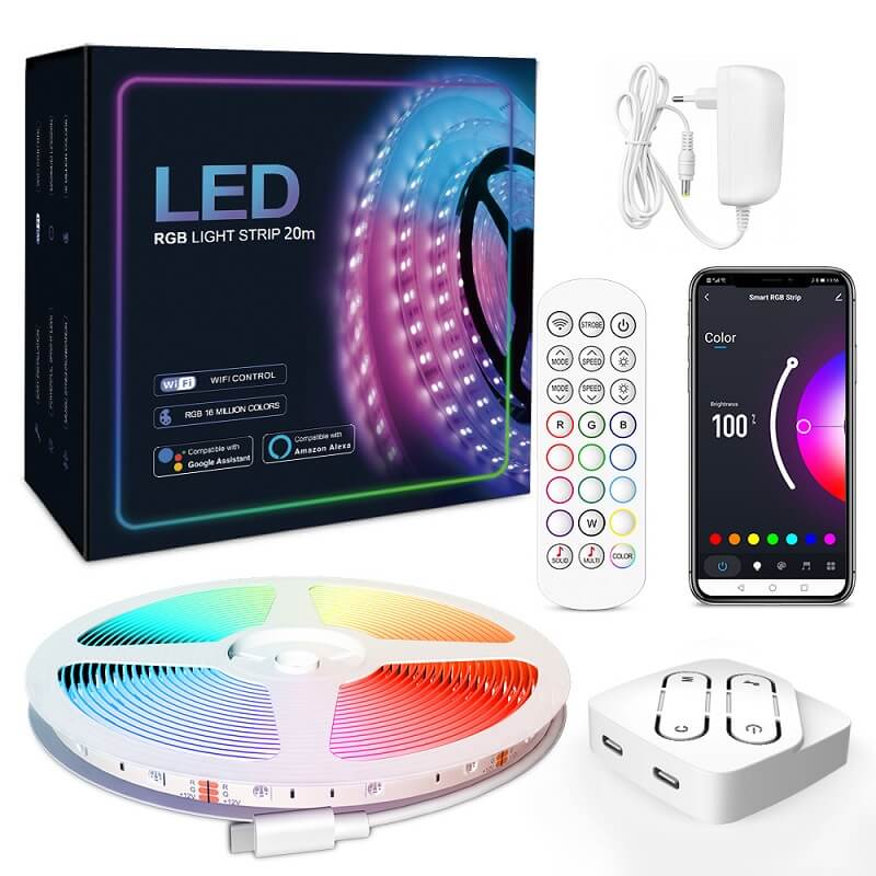 WiFi led лента 20 метра с дистанционно