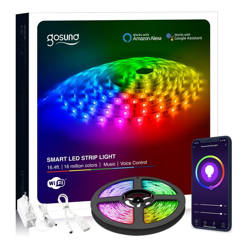 Gosund WiFi Музикална LED лента 5 метра