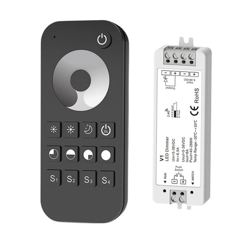 димер за едноцветна лед лента