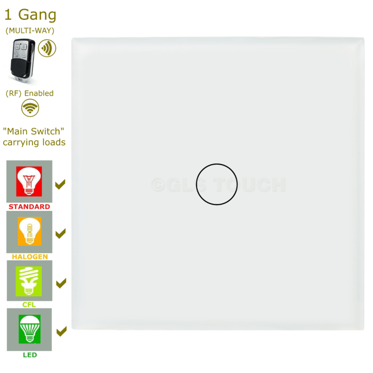 сензорен ключ с дистанционно бял