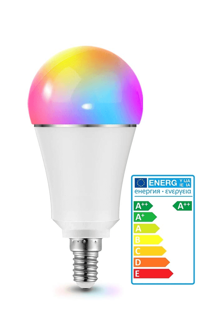 wifi смарт лед лампа е14