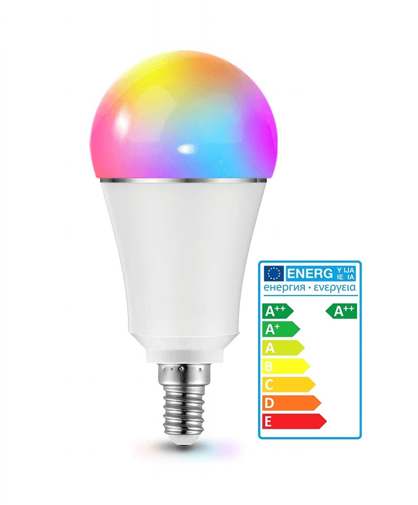 wifi смарт лампа лед е14