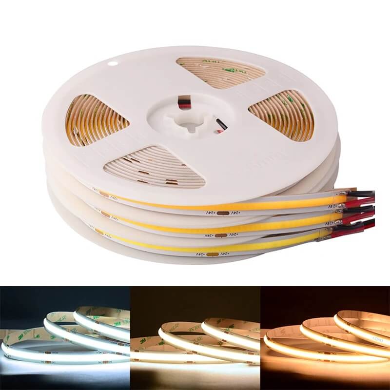 бяла COB LED Лента