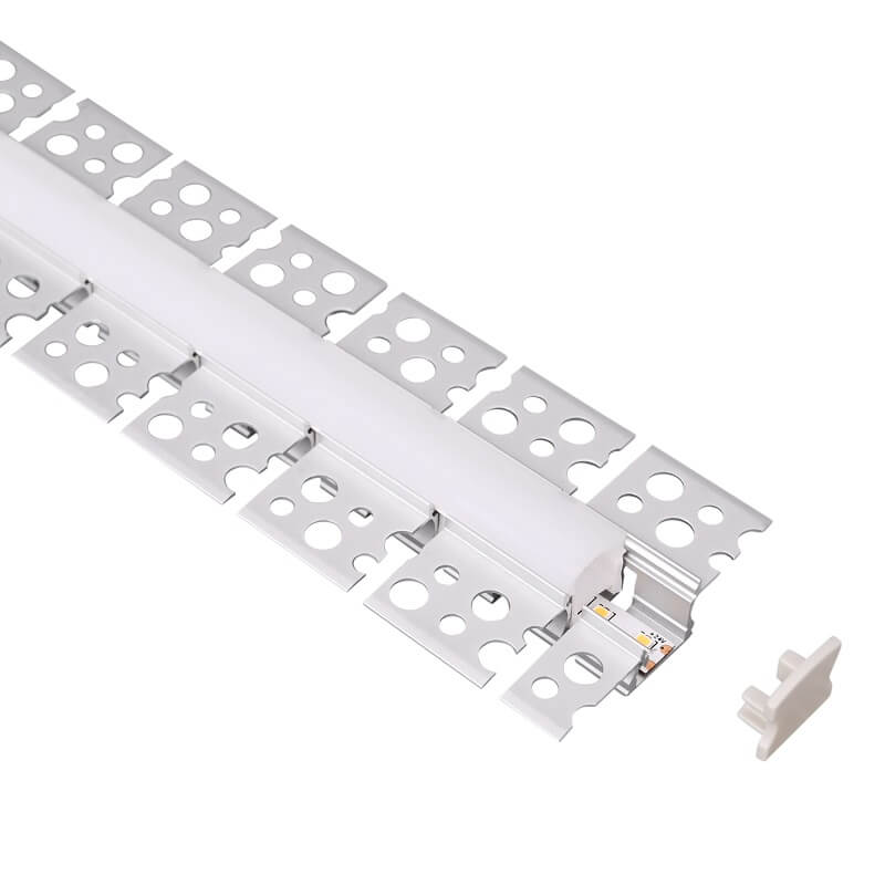 алуминиев led профил за вграждане в гипсокартон