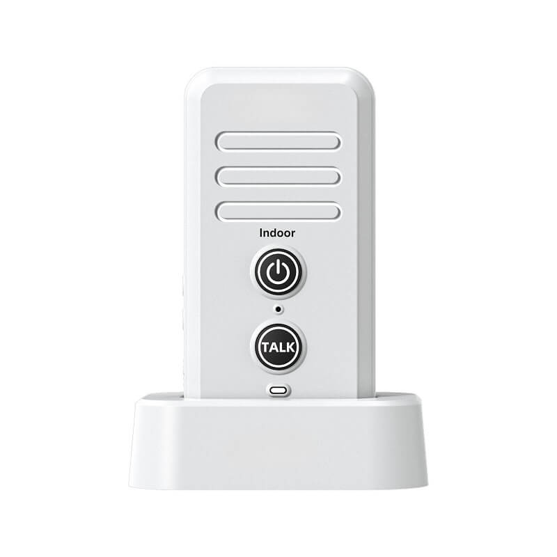 бял приемник на домофон