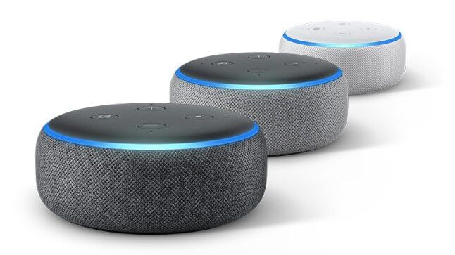 Echo Dot 3 цвята