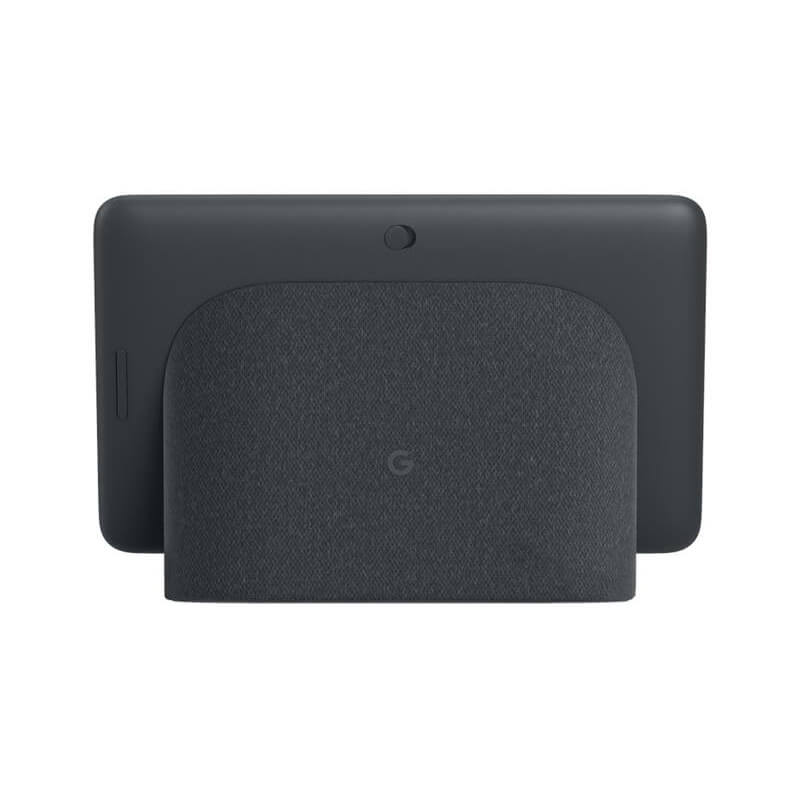 nest hub 2 гласов асистент черен отзад