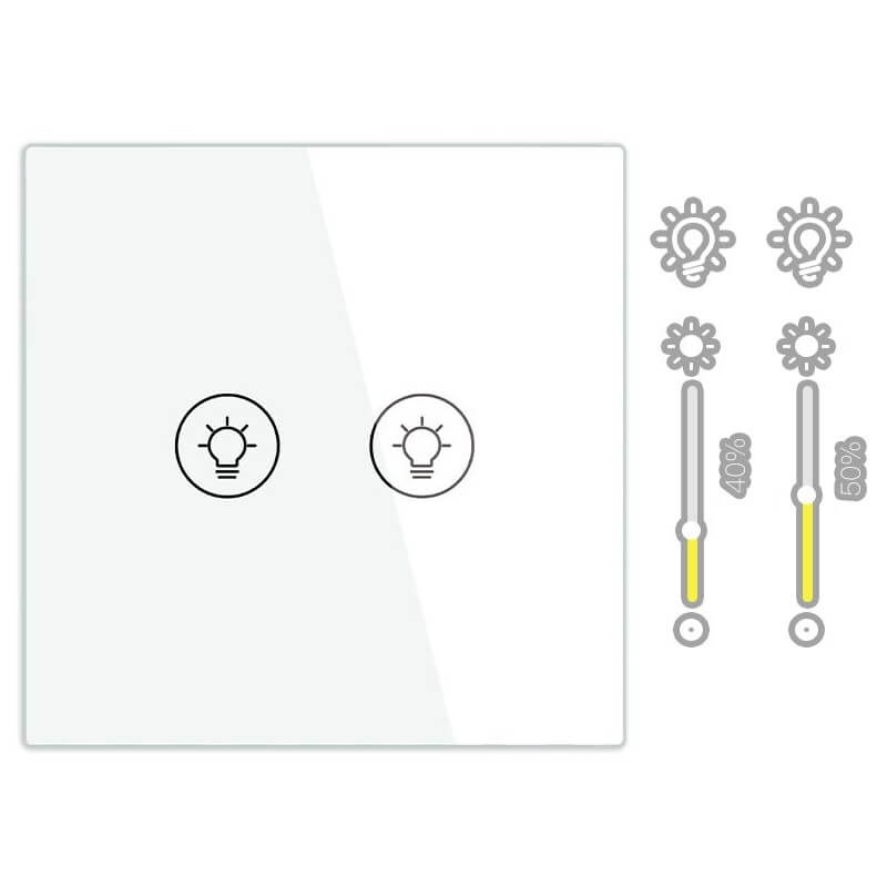 Wi-Fi димер ключ двоен