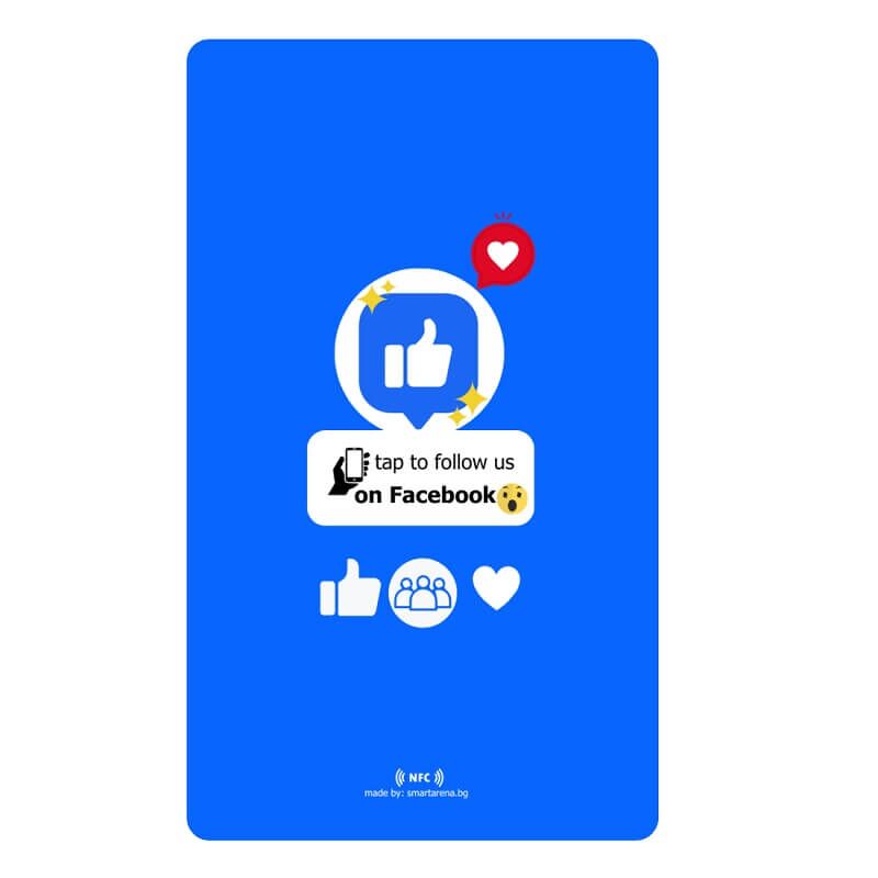 facebook с nfc за харесвания