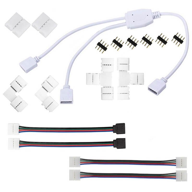 конектори и удължители комплект за led лента с диоди SMD5050