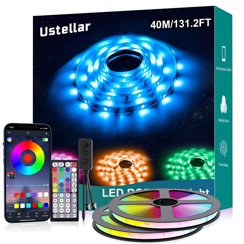 rgb лед лента с дължина 40 метра