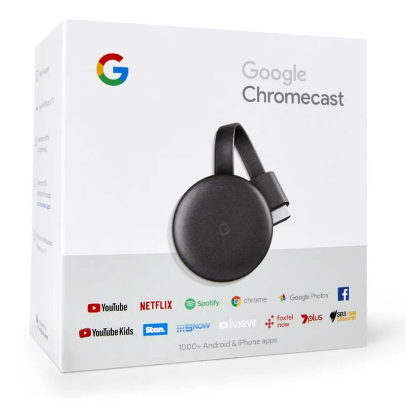 google chromecast 3 опаковка