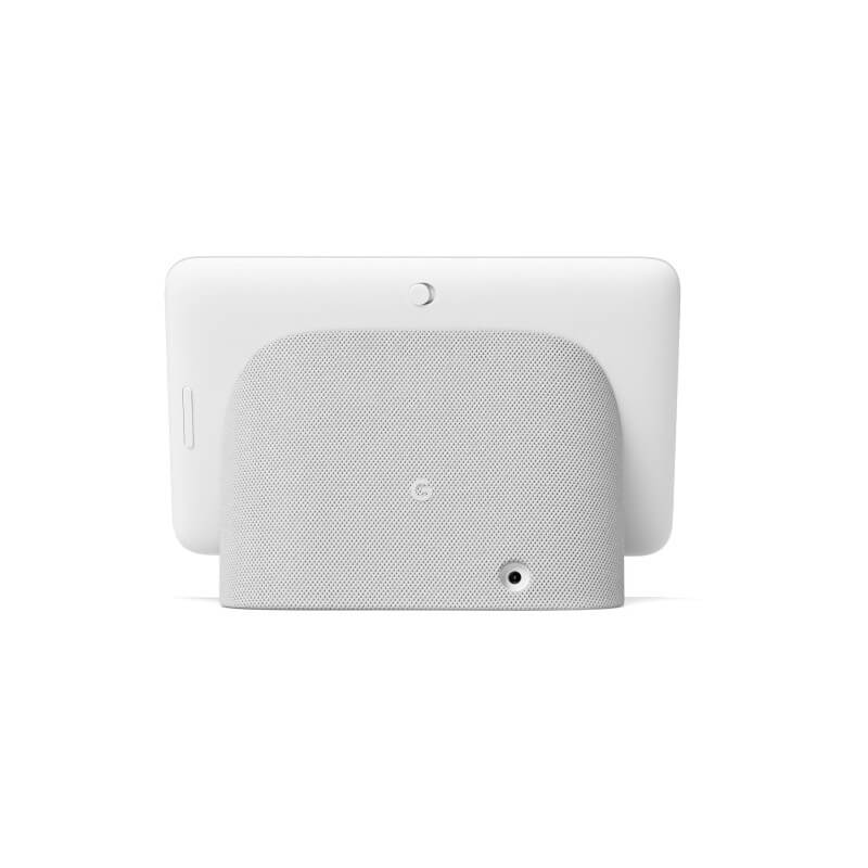 nest hub 2 гласов асистент отзад бял
