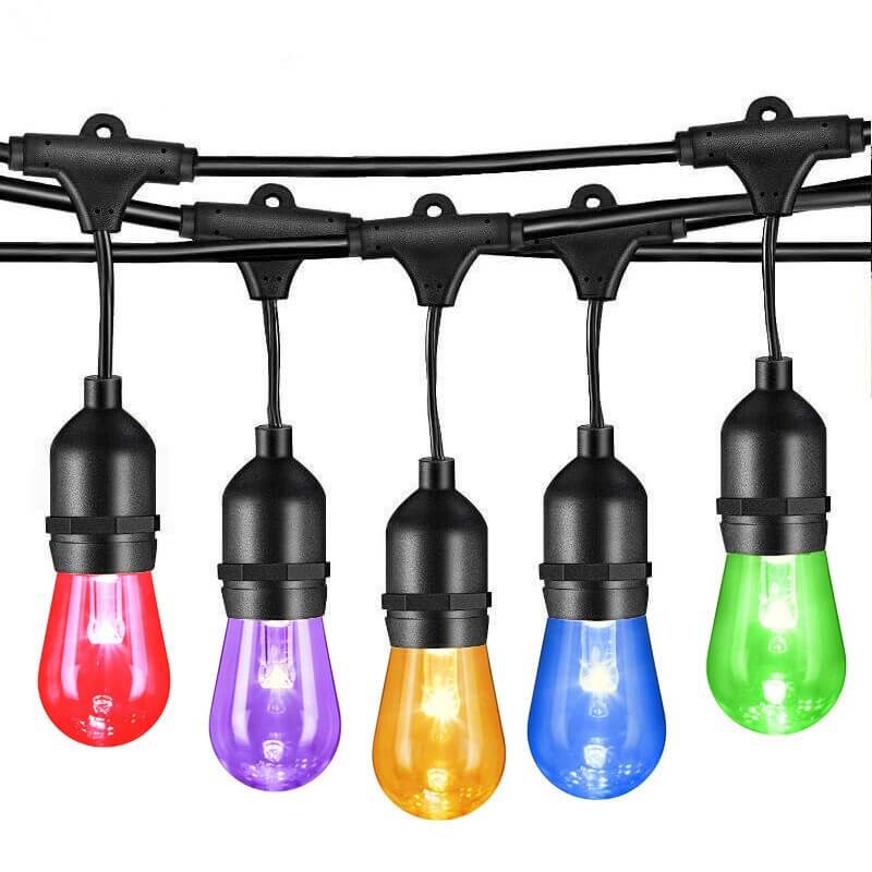 rgb светеща лед гирлянда