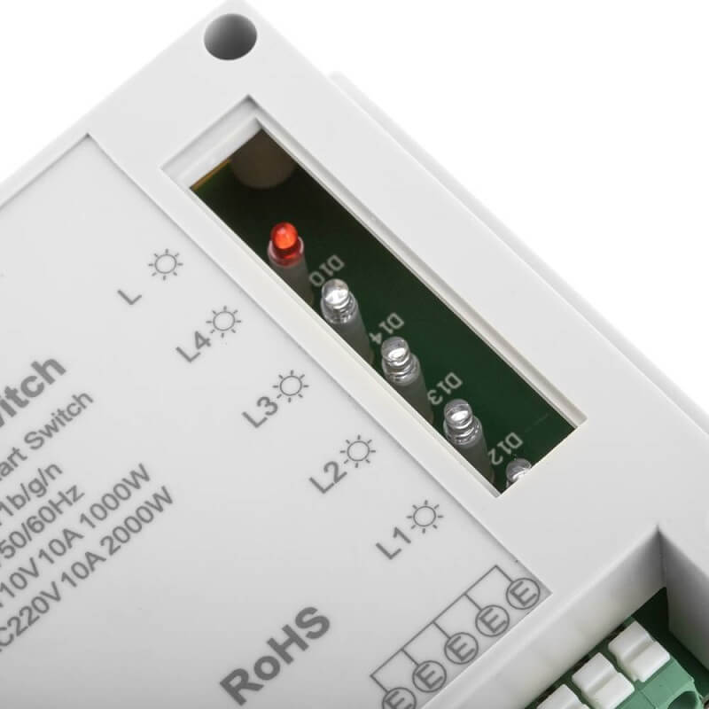 LED индикатор на 4 канално реле