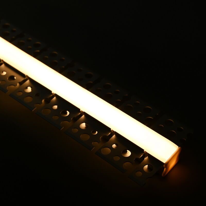 гъвкав сребрист профил за гипсокартон