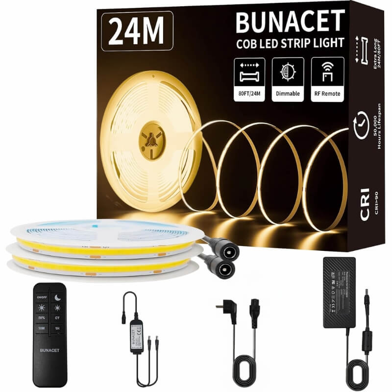 cob лента комплект 24 метра 3000К