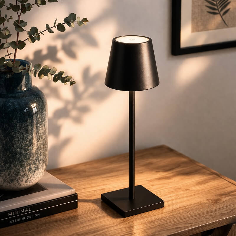 черна лампа с докосване тъч
