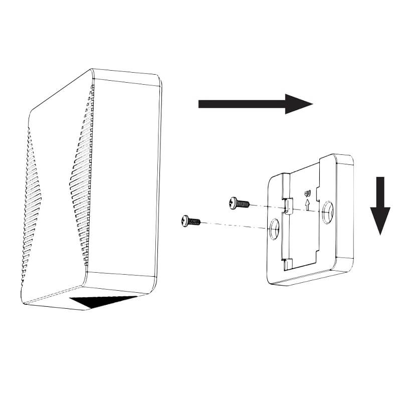 закрепване на главен модул към планка