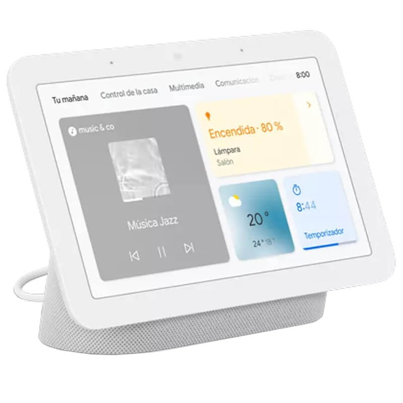 google nest hub 2 бял цвят