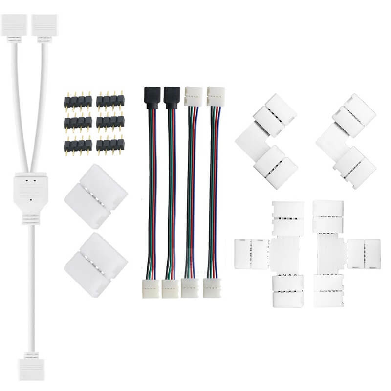 комплект конектори за свързване на led лента