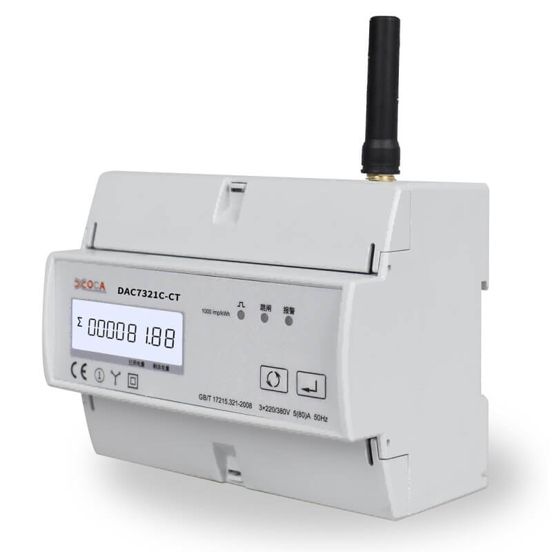 смарт трифазен прекъсвач с мониторинг на електрическата енергия