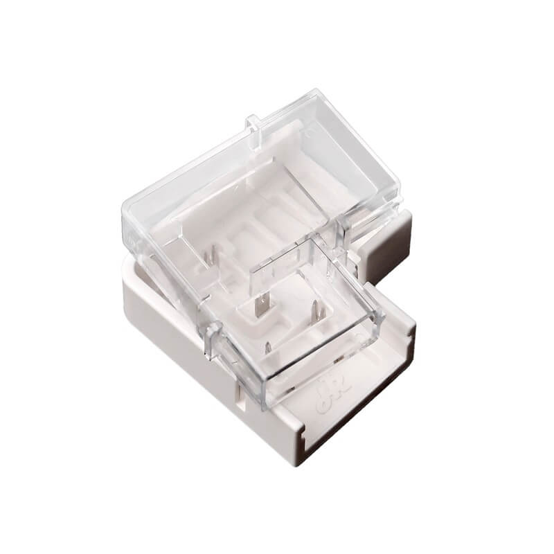 ъглов конектор за премиум лед лента 220 волта