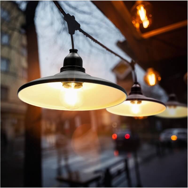 винтидж гирлянда за ресторант