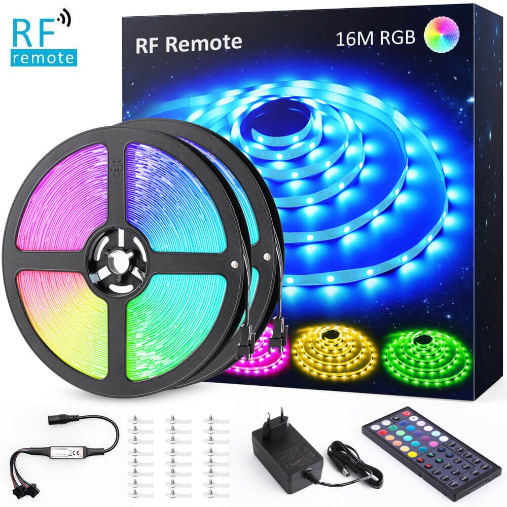 RGB LED лента 16м с дистанционно