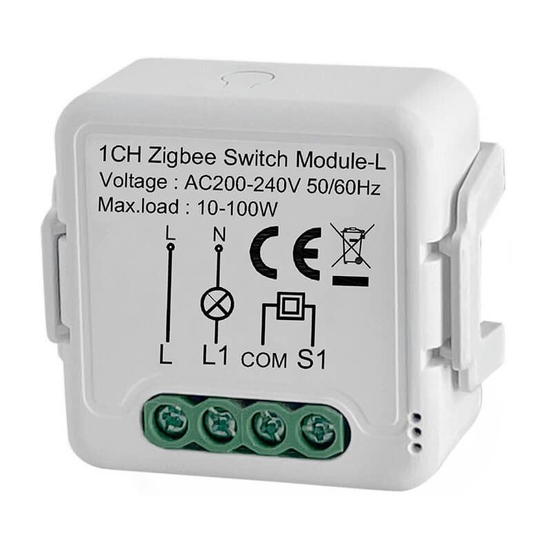 zigbee единично реле без нула