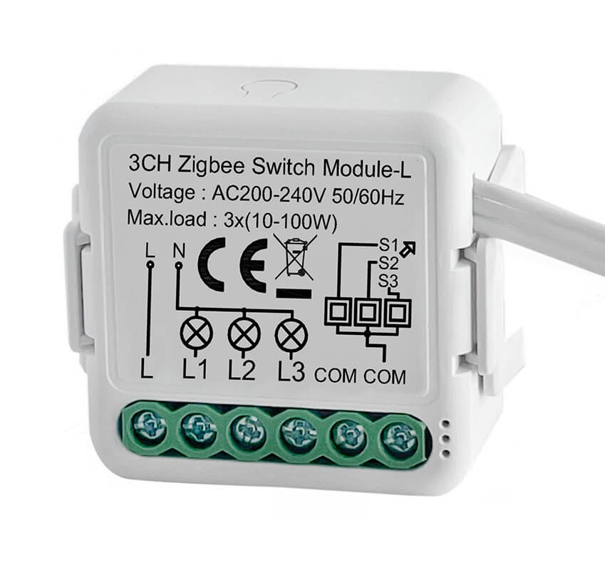 zigbee тройно реле без нула