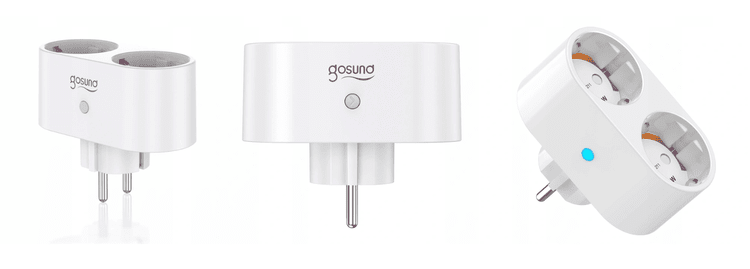 двоен смарт контакт спестява място