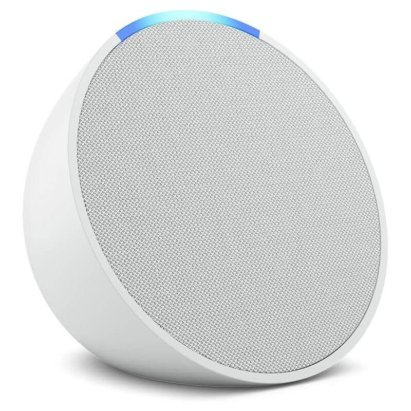 amazon echo pop бял цвят