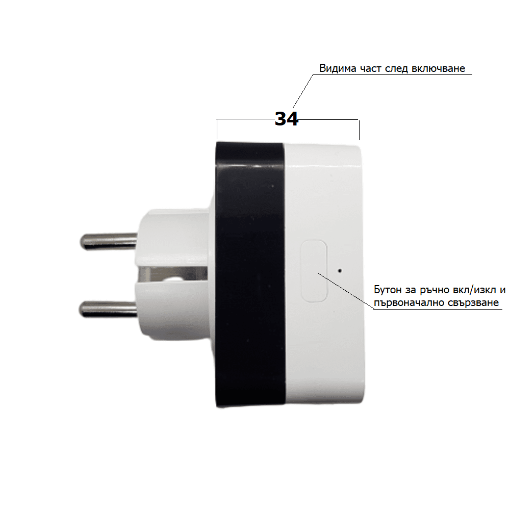 бутон за управление на климатик