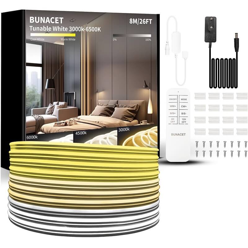 led неонова лента 8 метра комплект