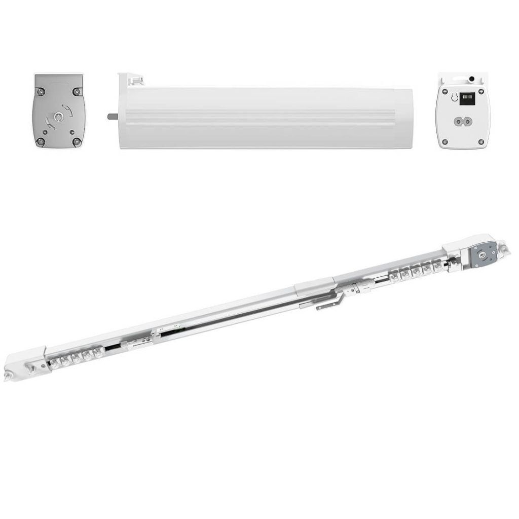 интелигентен мотор и телескопичен корниз