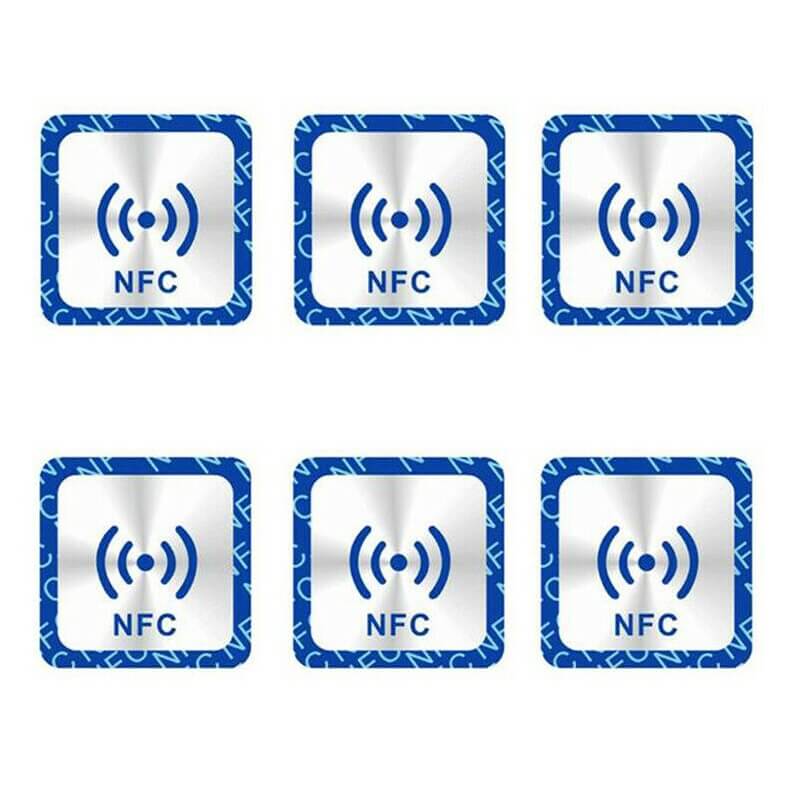 nfc таг за метал 6 броя