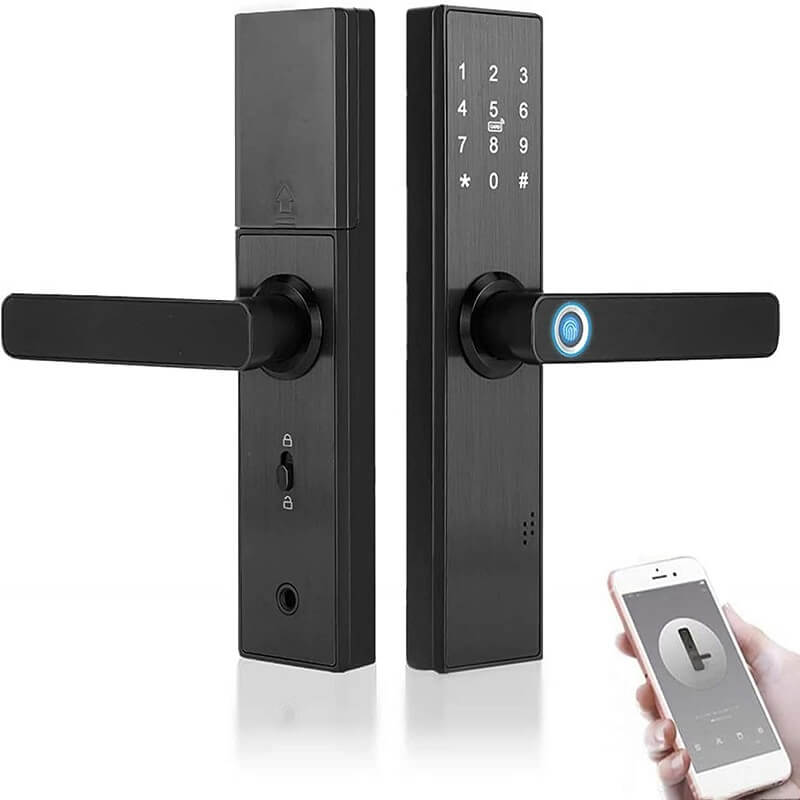 електронна брава с код черна