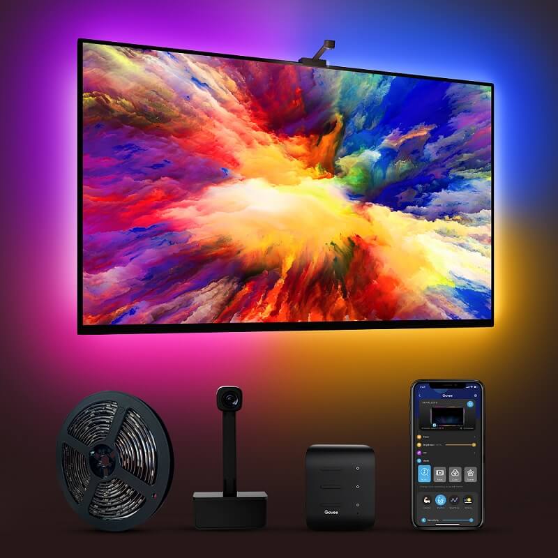 govee led лента за телевизор с камера
