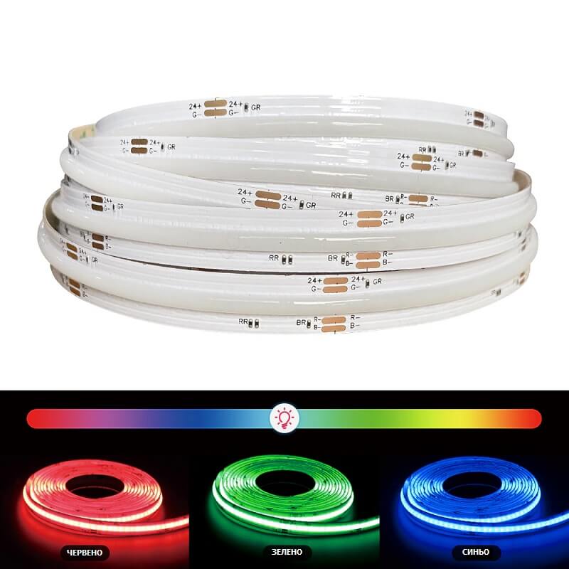 RGB COB лента макара