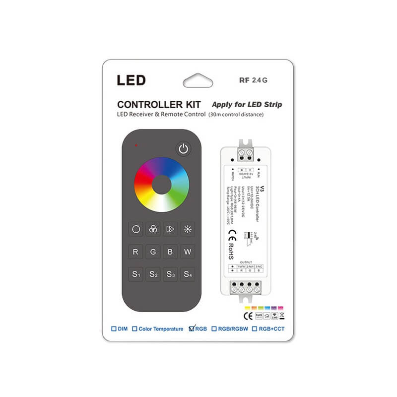RGB контролер и RF дистанционно комплект