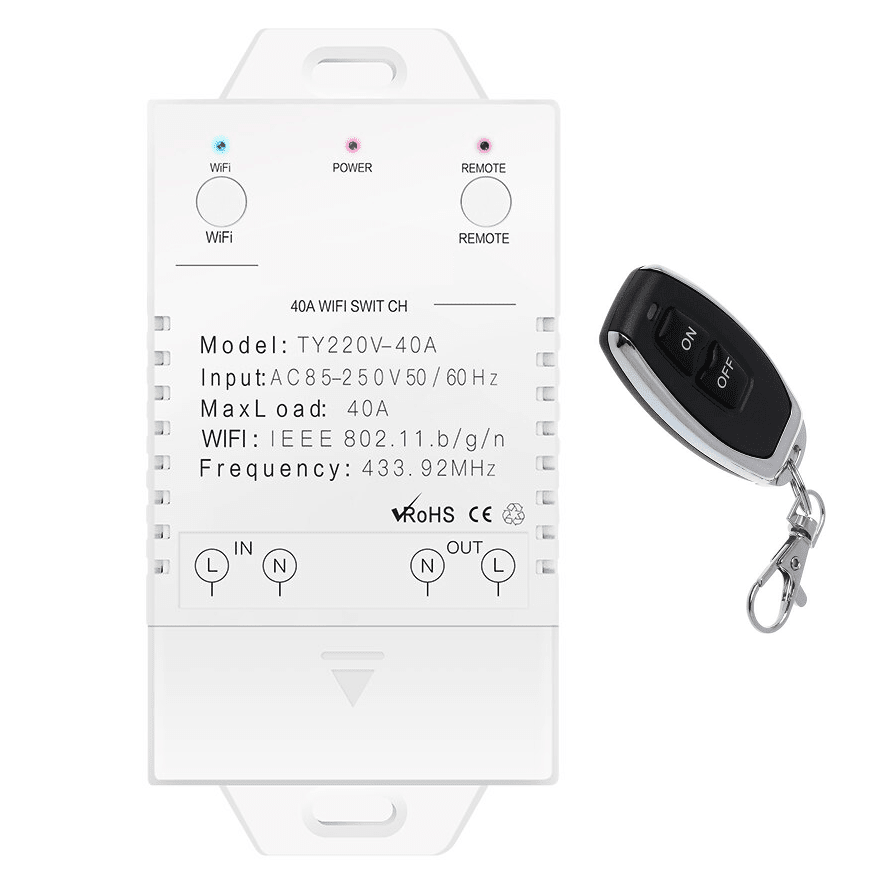 WiFi и RF контролер 40А 9kw