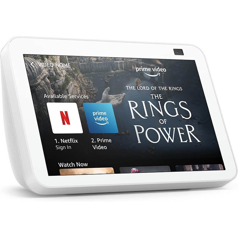 echo show 8 2nd gen glacier white