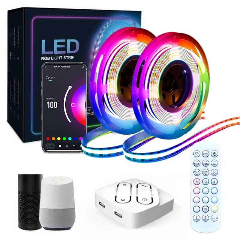 Wifi RGB Cob лента 10 метра