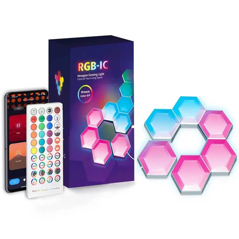 хексагон 6 светлинни модула комплект