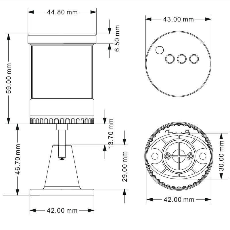 размери на регистратор за движение