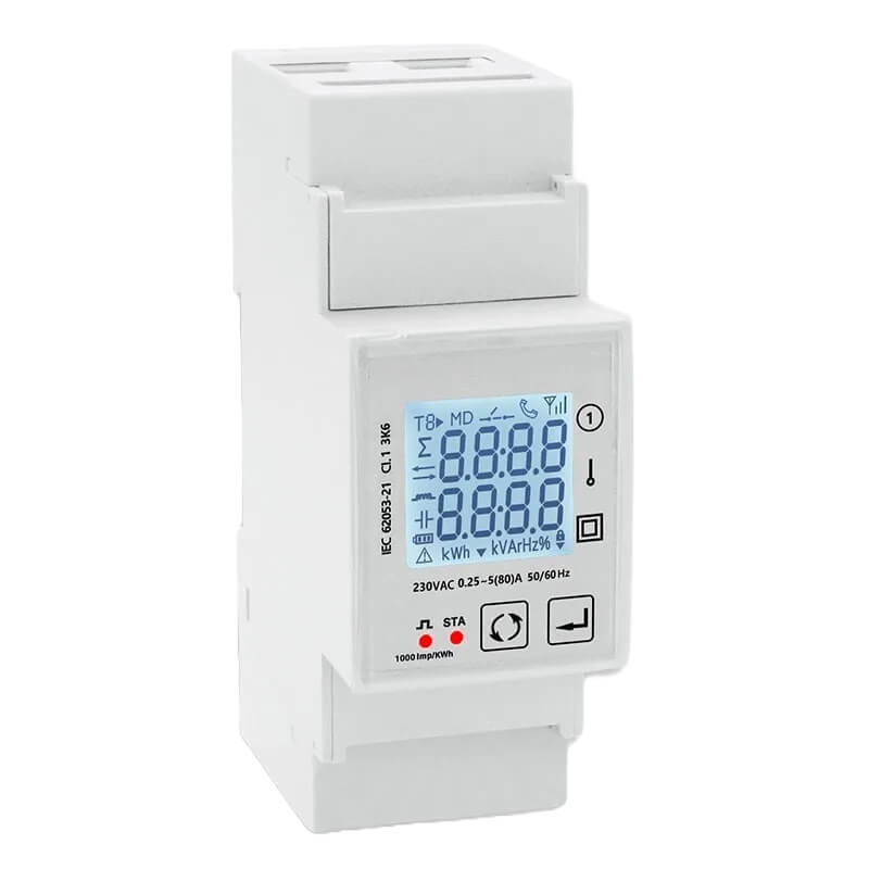 wifi двупосочен електромер отпред