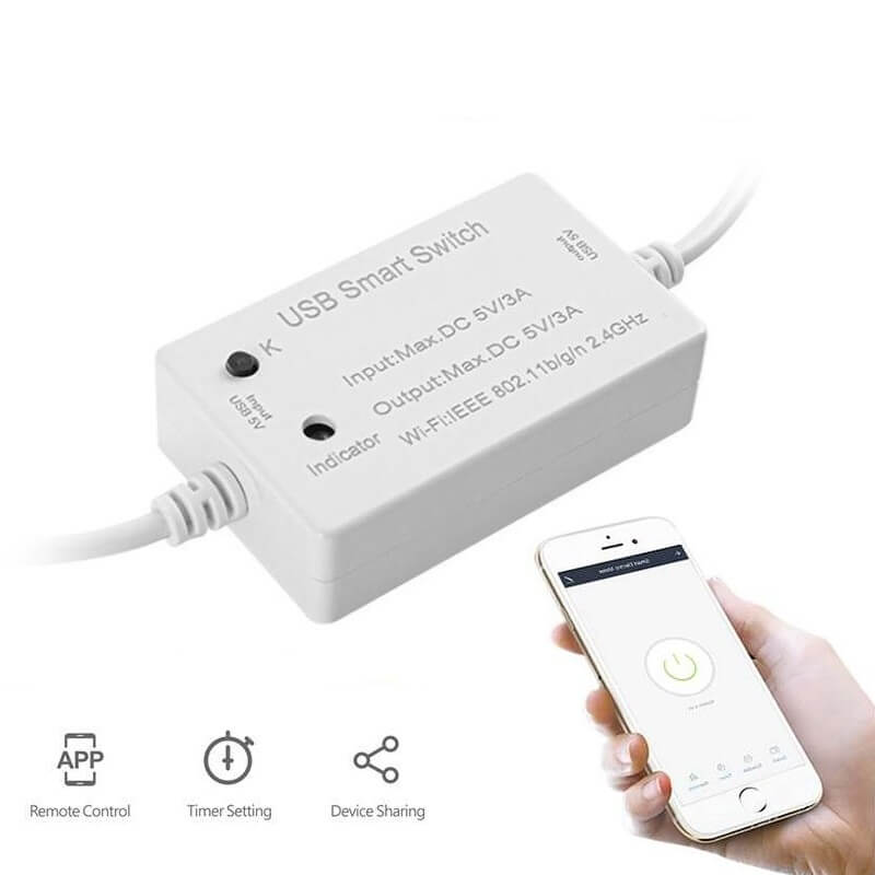 USB Tuya реле прекъсвач