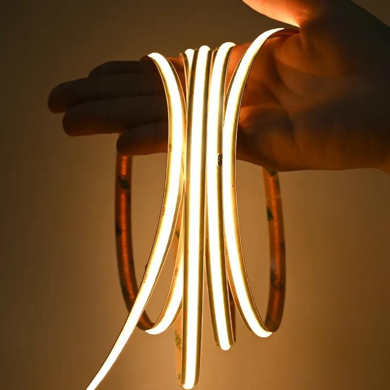 COB лента нисковолтова не загрява